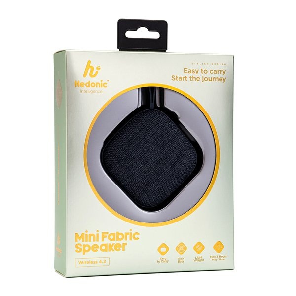 Hedonic Mini Fabric Speaker 迷你藍牙喇叭 [2色]
