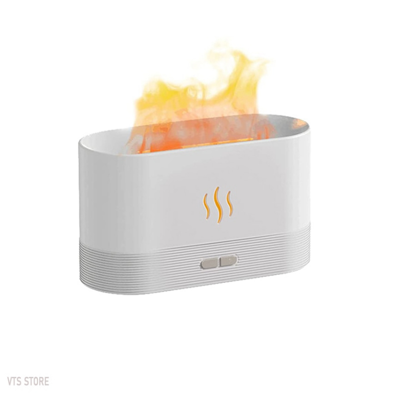 180 毫升酒店火焰效果擴散器香薰機香味 LED 燈空氣加濕器超聲波適用於 USB 新創意
