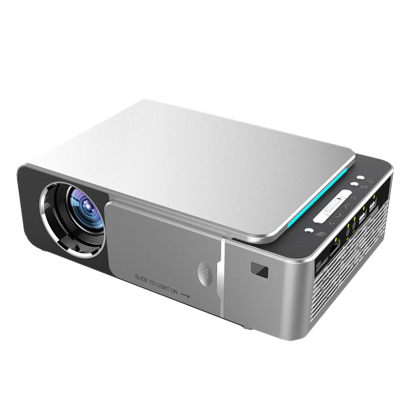 投影機全投影儀 T6 智能安卓版 2500 流明 720P 家用親子便攜式投影儀迷你 LED 電視