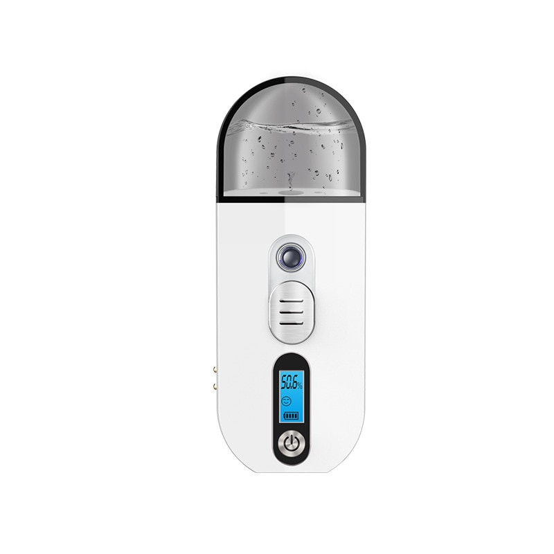 納米噴霧保濕器面部加濕器皮膚水分檢測儀便攜式可充電噴霧器