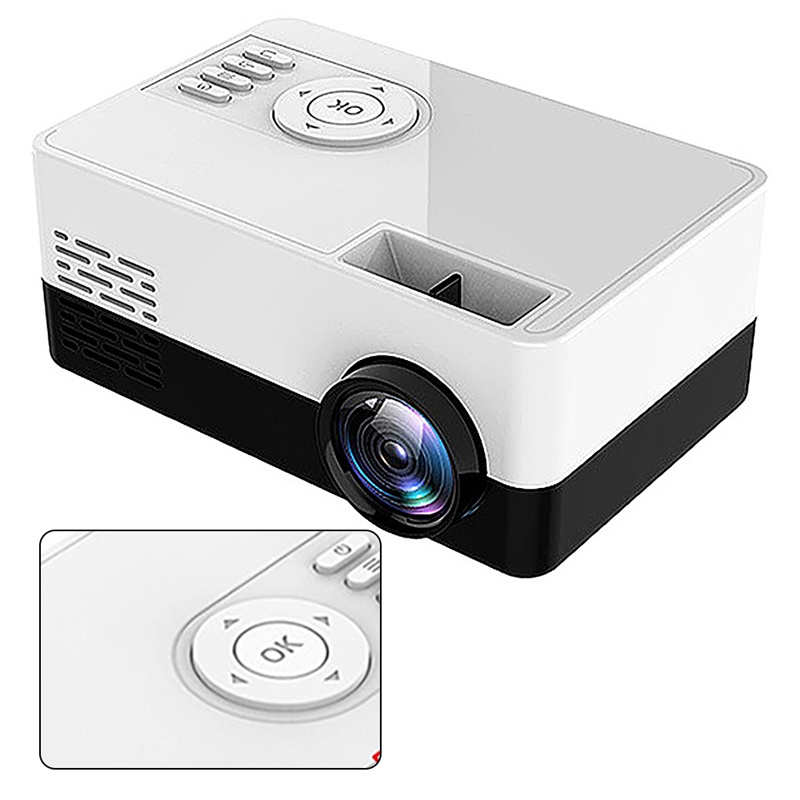 投影機投影儀 S261 600 流明 1080P 家用親子便攜式投影儀家庭辦公室迷你 LED 電視