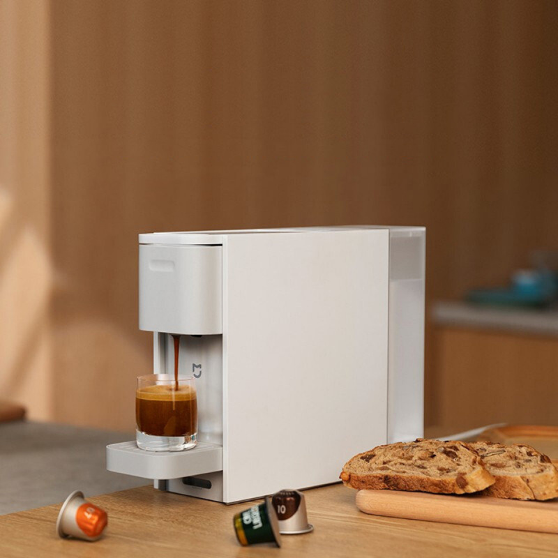 小米 - S1301 米家膠囊咖啡機 全自動家用 便攜 意式美式濃縮一鍵萃取 0.6L（平行進口）