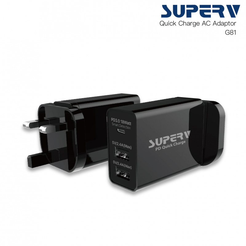 SuperV G81 USB-C PD 快充充電源