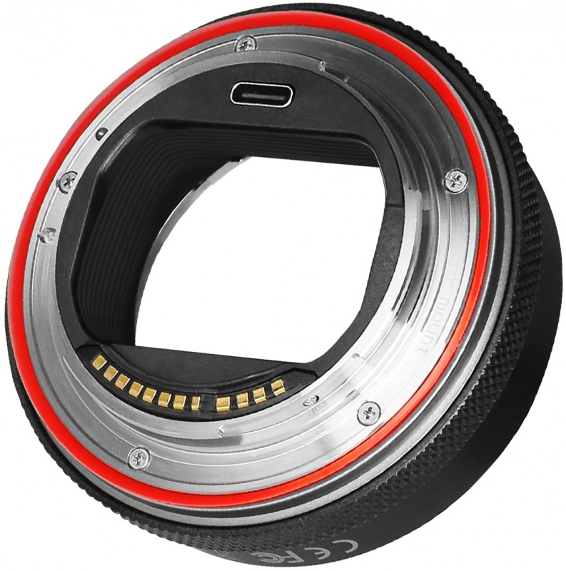 轉接環美克 MK-EFTR-B 自動對焦鏡頭適配器，帶控制環，適用於佳能 EF EF-S 鏡頭至佳能 EOS R RP R5 R6 C70 和 RED Komodo 相機
