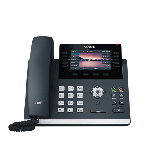 Yealink SIP-T74U IP-Telefon - Mit Bluetooth, Wi-Fi & 16 SIP-Konten Für Business