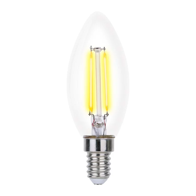 Verbatim 燈絲型 LED 透明圓頂蠟燭型燈泡 (4.5W/E14燈座/6500K/可調光/日光) (一套3件)  [#65722-3]