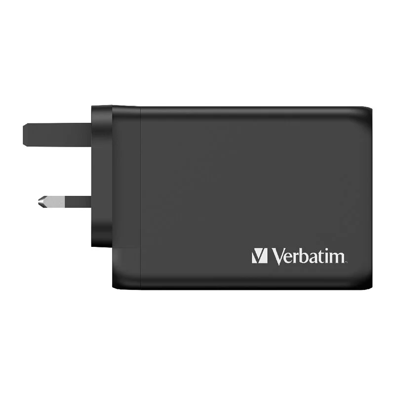 Verbatim 4 Port 130W PD 3.0 & QC 3.0 GaN USB充電器 [#66634]