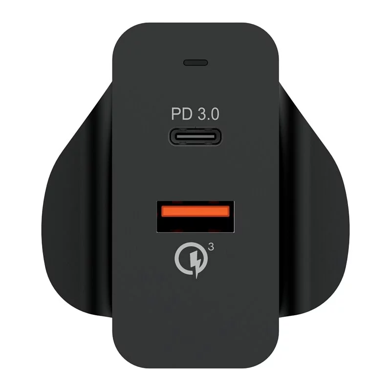 Verbatim Dual Port 36W PD & QC 3.0 USB充電器 [#66390]