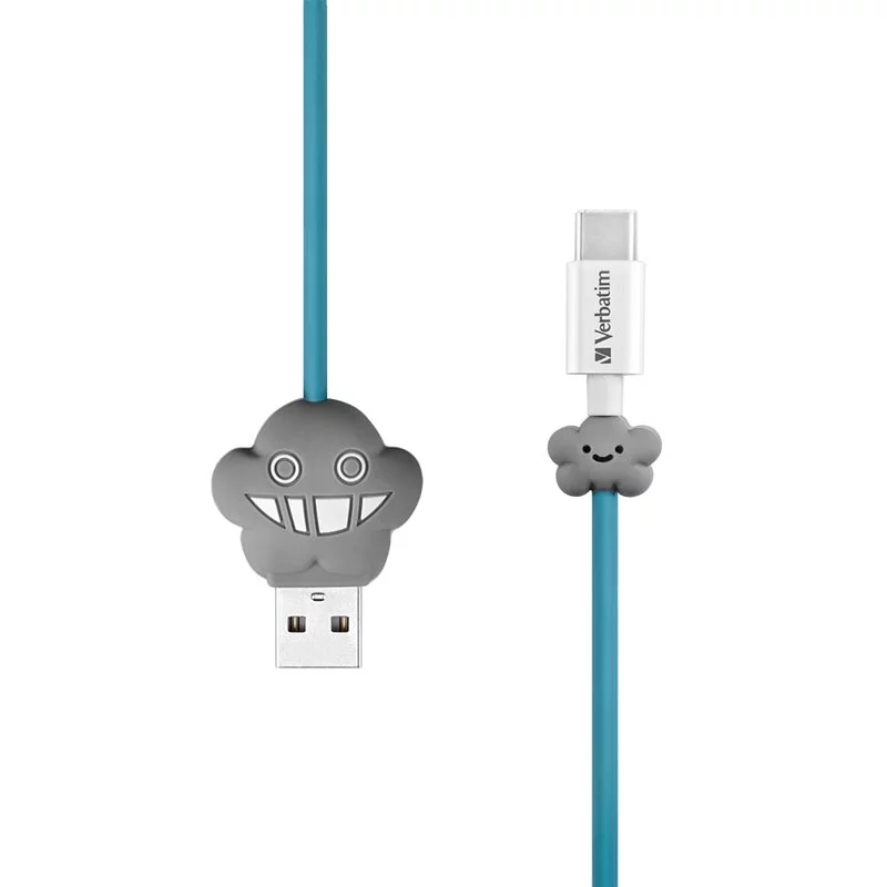 Verbatim x Dustykid Type C to USB-A 充電傳輸線 120cm [#65696]