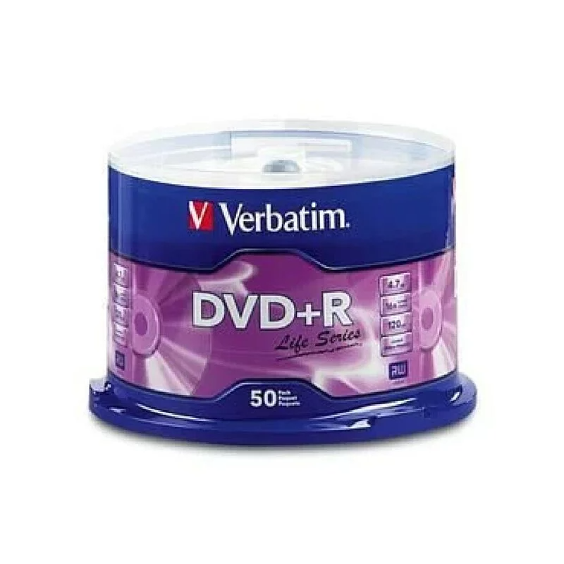 Verbatim DVD+R 4.7GB 16X Life Series with Branded Surface (50片筒裝) [#97174]