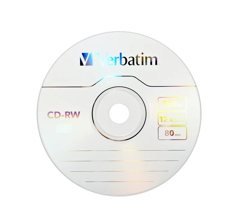 Verbatim CD-RW 700MB 12X Silver Branded (10片筒裝) [#43480]