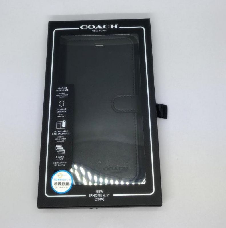 Coach Leather Folio Case iPhone 11 Pro Max