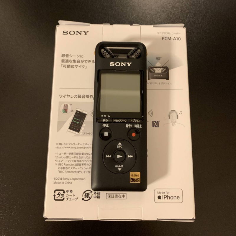Sony A10 PCM 線性錄音機, Sony A10 Linear PCM voice Recorder Citiwide online