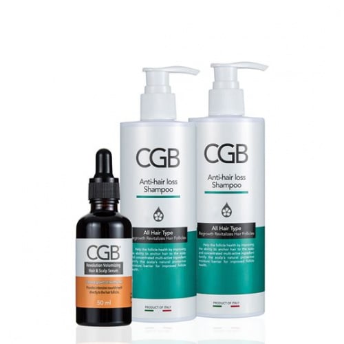 CGB Anti-Hair-Loss Total Solution 專業抗脫深層洗護再生套裝  (活髮洗髮露300ml x 2 , 再生精華50 ml x 1)
