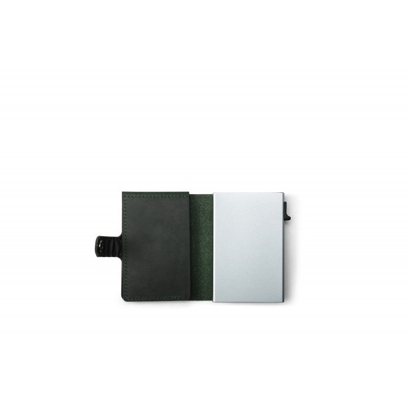 Automatic Leather Mini Wallet