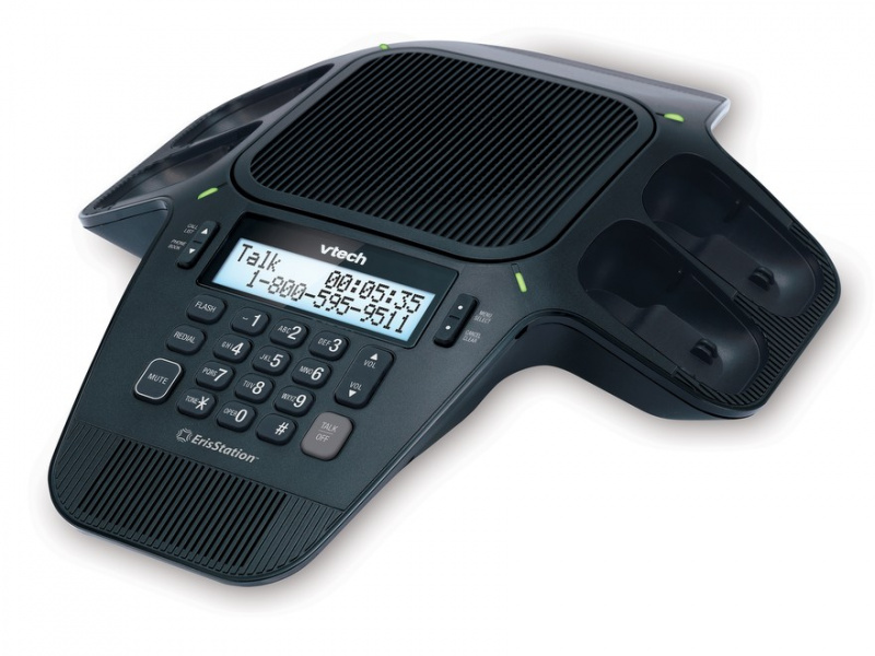 VTech VCS704A ErisStation 會議電話連4個無線咪 (PSTN Conference phone with 4 Wireless Mics Analog Line)