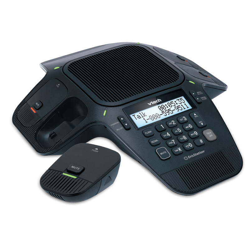 VTech VCS704A ErisStation 會議電話連4個無線咪 (PSTN Conference phone with 4 Wireless Mics Analog Line)