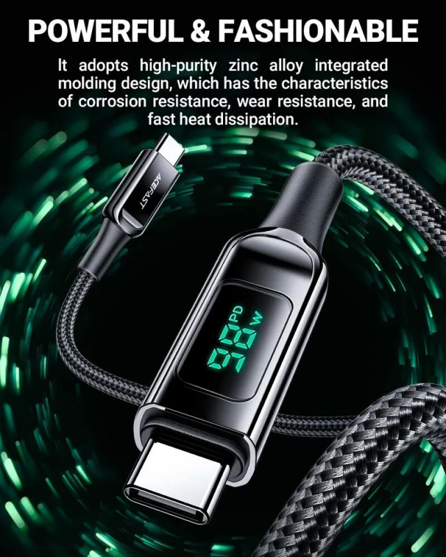 Acefast Charging Data  C6-03 USB-C to USB-C 100W (2m) Cable