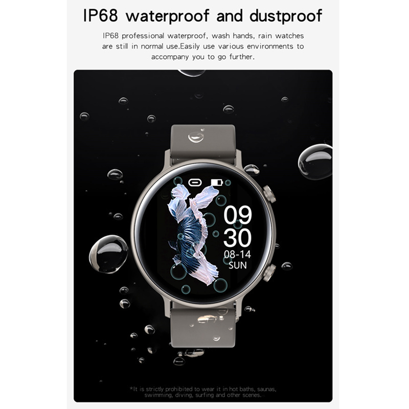 Smartwatch GW33 PRO+Strap+Earphone Support  Answer Call Smart Watch Women Waterproof IP68 4D Dynamic