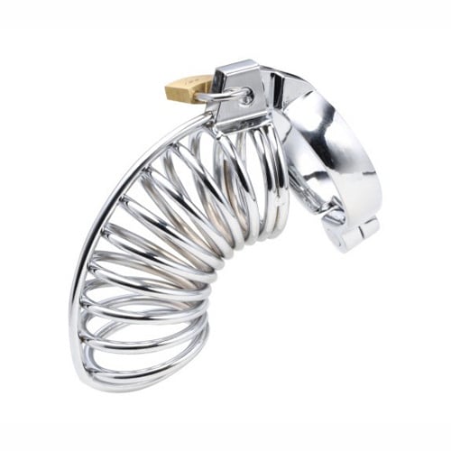 男用不銹鋼金屬貞操扣陽具拘束器貞操鎖 Cb004 香港紫荊情趣成人用品hkbdsm Shop