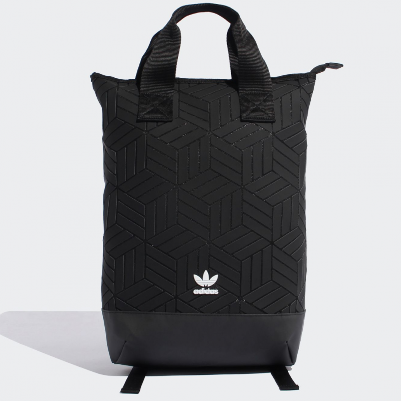 日本Adidas Originals 3D幾何圖案背囊 [黑色]