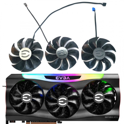 NEW 3PCS 88MM 4PIN PLD09220S12H RTX 3080 GPU Fan，For EVGA GeForce RTX 3080 3080 TI 3090 3070 Video Card Cooling Fan