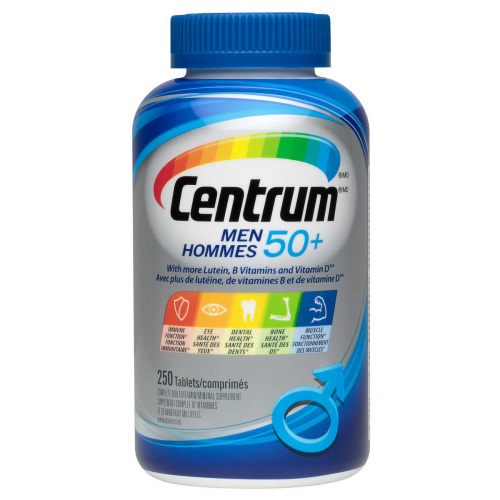 Centrum 善存 維他命礦物質男士50+配方 [250粒]