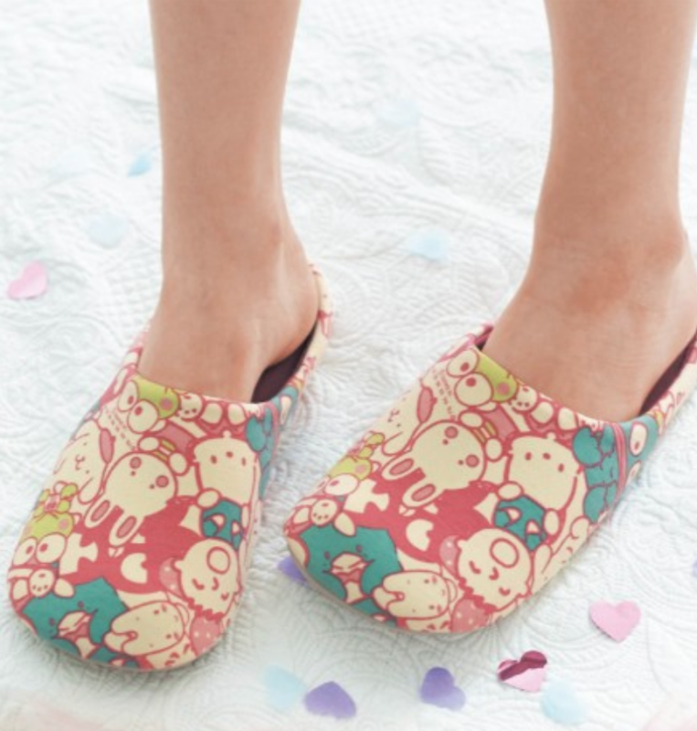 日本Sanrio舒適絨毛卡通拖鞋 [3款]