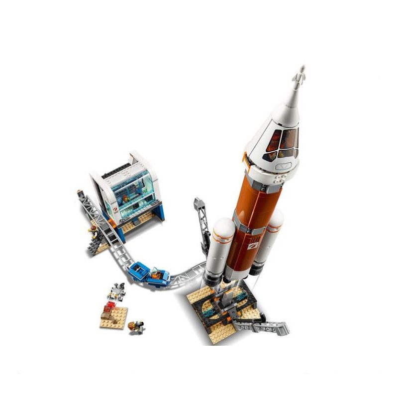 積木2021城市太空系列火箭中心積木積木兒童益智玩具聖誕禮物生日玩具
