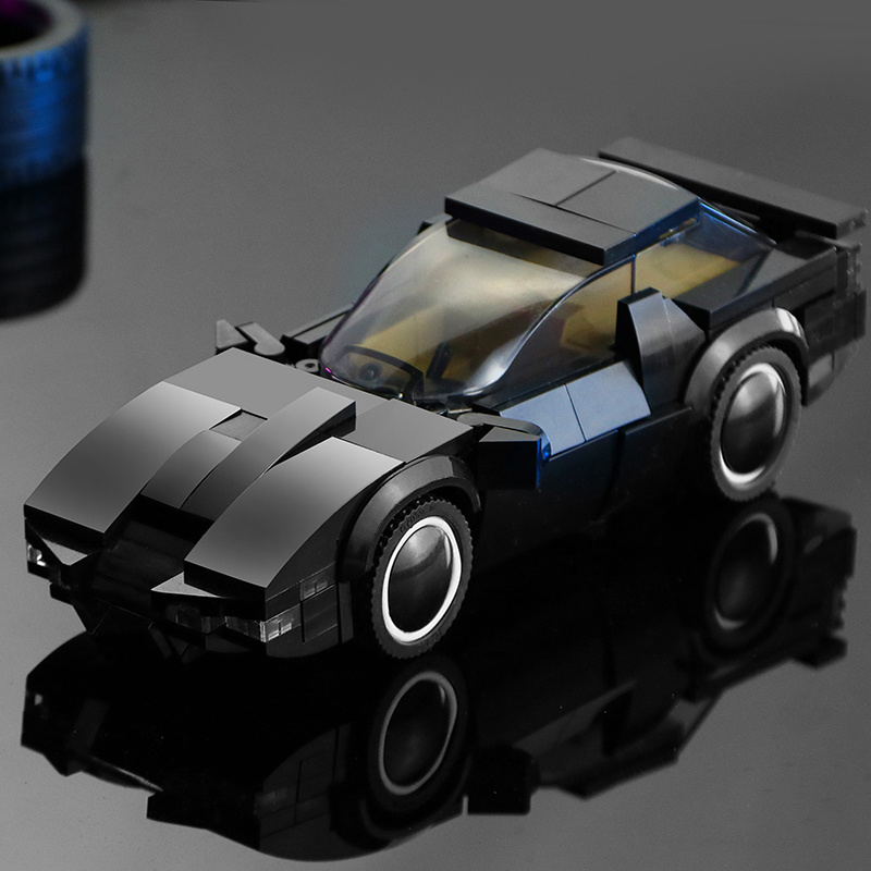 積木Moc Technical Super Racing Car CKITT-Knight Rider Speed Champions City Sports Car Building Block Model Children Boy Toy Gift