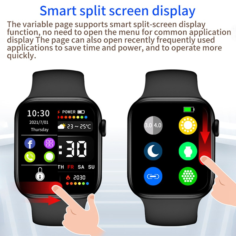 全新 M36 Plus Max 智能手錶男士女士 1.82 英寸多錶盤全屏觸摸通話運動手錶無線充電適用於 Android IOS