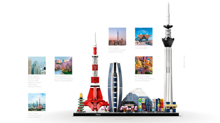 （2人成團Combo Set) LEGO Architecture 21051 Tokyo Japan 東京 日本  *2盒