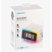 摩米士 Momax Q.Clock 2 幻彩鬧鐘藍牙無線充電座 QC2UKW