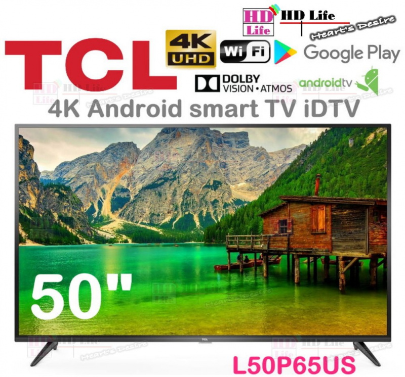 L50P65US 50" 4K Android smart TV iDTV 香港行貨6年保用 - HD Life 高清生活