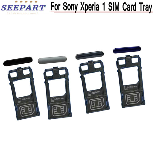 適用於 Sony Xperia 1 SIM 卡托托盤 卡托托槽適配器 適用於 Sony 1 SIM 卡托 維修零件