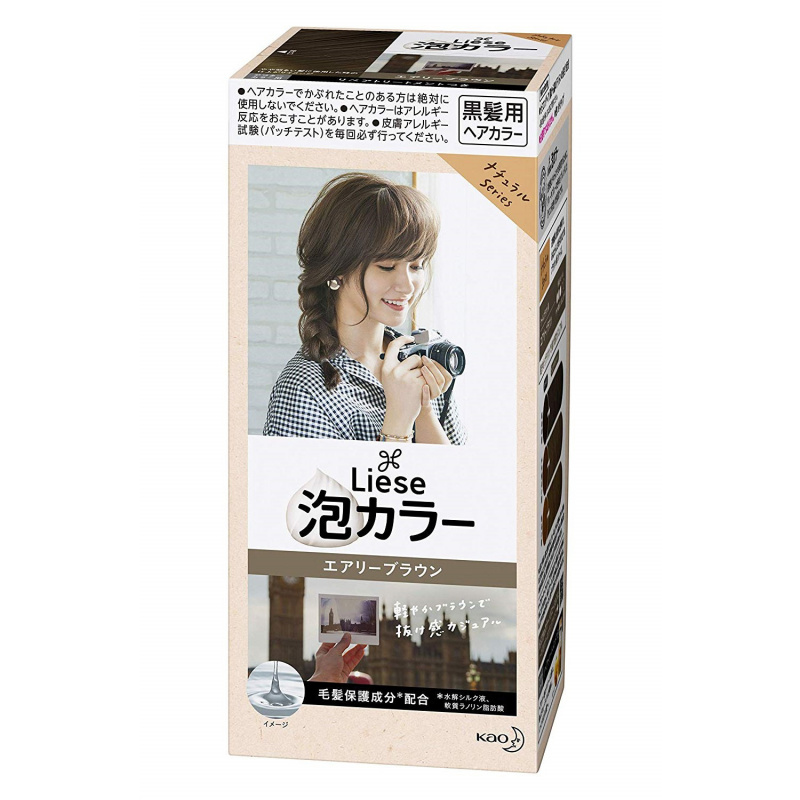 日本 KAO LIESE CREAMY BUBBLE COLOR (NATURAL SERIES) 花王泡泡染髮劑