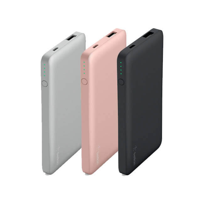 Belkin Pocket Power 5K 可攜式充電 [3色]【香港行貨保養】
