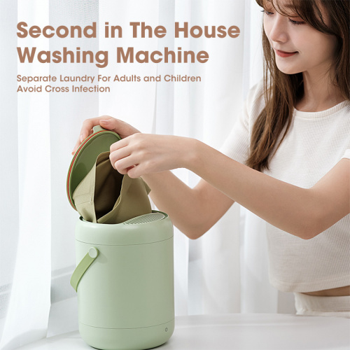 Portable Washing Machine 2.8L 12W Mini Washing Machine For Wash Socks Underwear Blu-ray Antibacterial Washing Machine Bucket