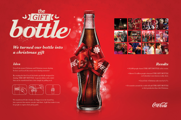 美國Coca-cola聖誕收藏版拉花懷舊玻璃樽可樂