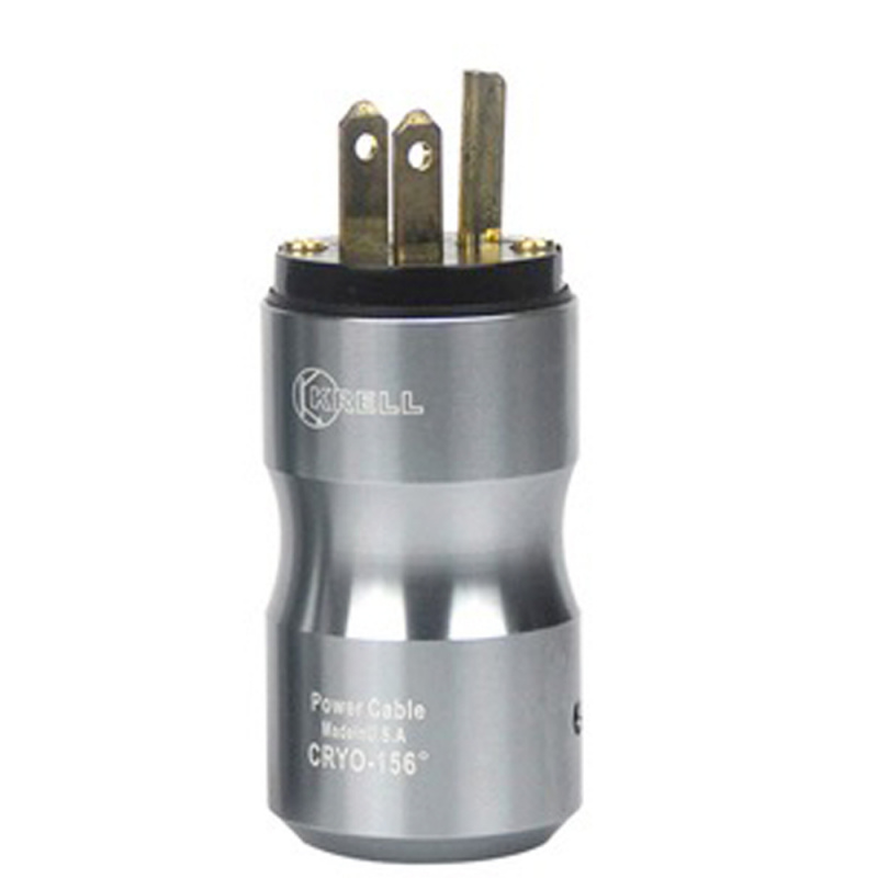Hifi Krell 透明 CRYO 156 美國電源插頭連接器 IEC 插頭，用於 DIY 音頻電源線鍍金或鍍銀 支持電子消費券