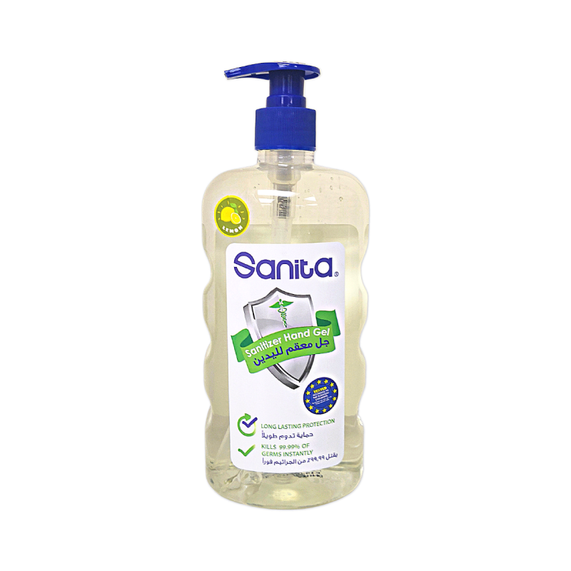 Sanita 消毒搓手啫喱, 歐盟標準 750 毫升 (全新香味 - 檸檬味)