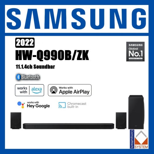 Samsung 三星 Q-Series HW-Q990B 11.1.4ch Soundbar (2022)