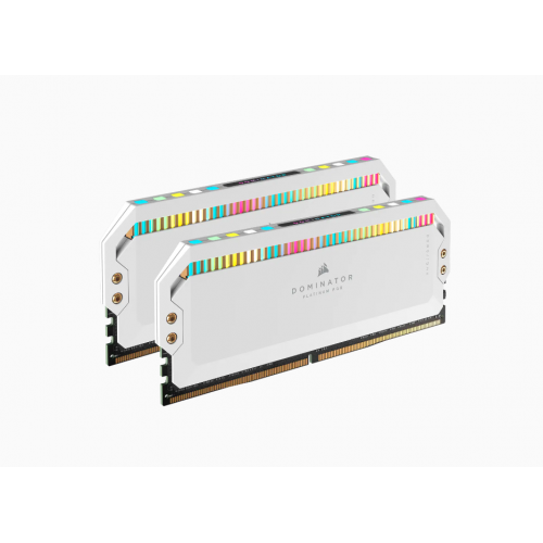 Corsair DOMINATOR® PLATINUM RGB 32GB (2x16GB) DDR5 DRAM 5600MHz C36 Memory Kit — White