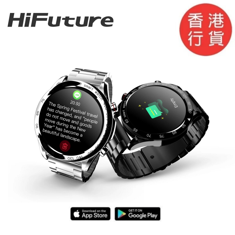HiFuture FutureGo PRO 不銹鋼防水智能手錶