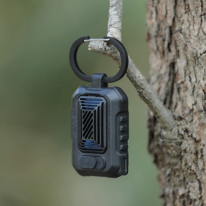 FLEXTAILGEAR MAX REPEL S, Anti Zanzare Elettrico Portatile, Repellente Zanzare Campeggio, Durata Della Batteria 12-19 Ore, Modalità Campeggio/Esterna, Per Campeggio, Escursionismo(senza Piastra - 5