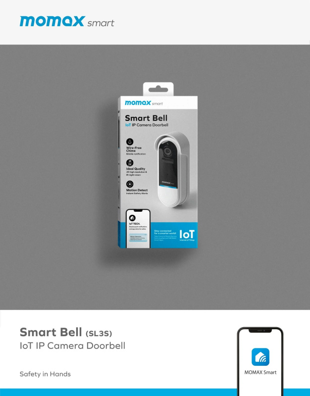Momax Smart Bell IoT  SL3S 智能視像門鈴