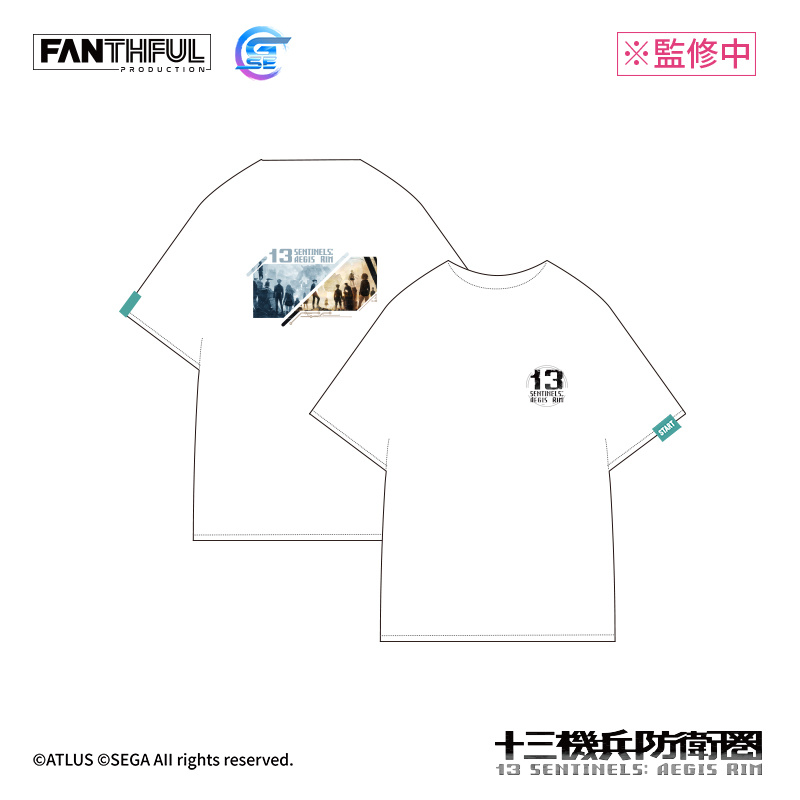[預購] 純綿T-Shirt (十三機兵防衛圈)(白)