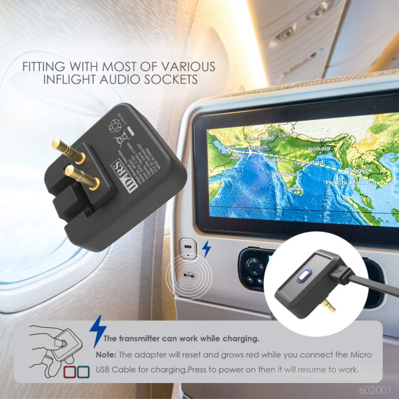iDARS Bluetooth Transmitter 飛機專用藍牙發射器【香港行貨保養】