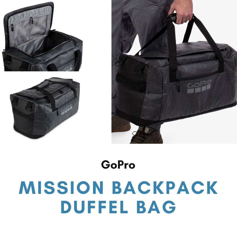 【2合1旅行手袋/背包】GoPro Mission Backpack Duffel Bag 雙肩包 旅行背包 兼容GoPro相機 Day