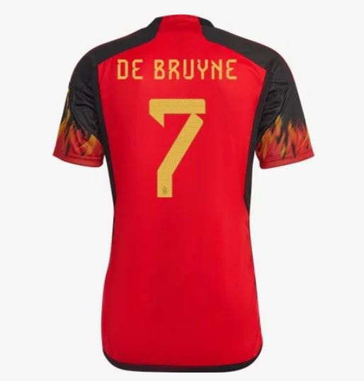 Adidas Belgium 比利時 2022-24 主場球迷版球衣 (附字章選項)